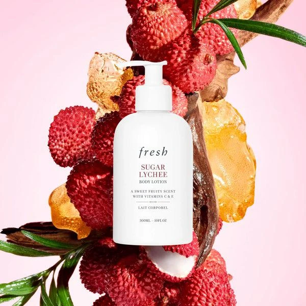 商品Fresh|Fresh Sugar Lychee Body Lotion 300ml,价格¥323,第5张图片详细描述