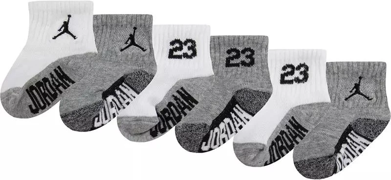 商品Jordan|Jordan Toddler No Slip Ankle Socks - 6 Pack,价格¥124,第1张图片详细描述