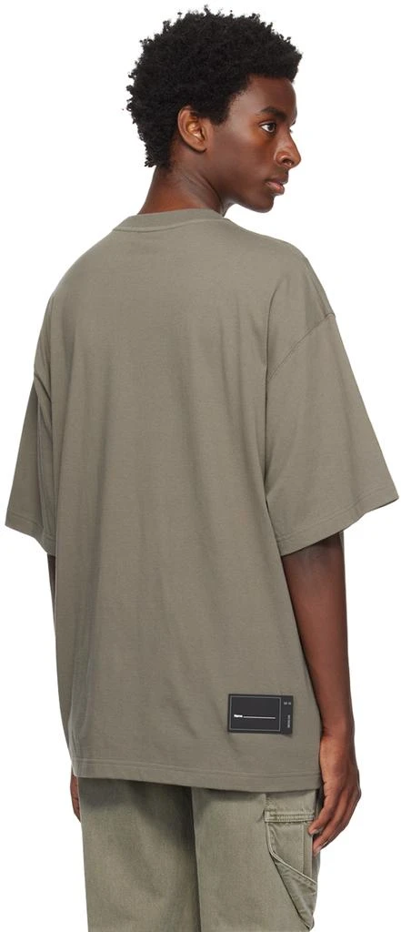 商品We11done|Khaki Bonded T-Shirt,价格¥685,第3张图片详细描述