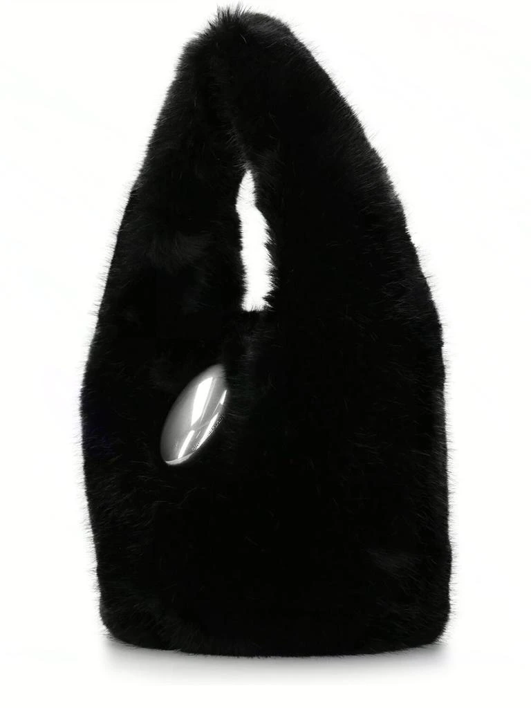 商品Alexander Wang|Medium Dome Slouchy Faux Fur Hobo Bag,价格¥7473,第2张图片详细描述