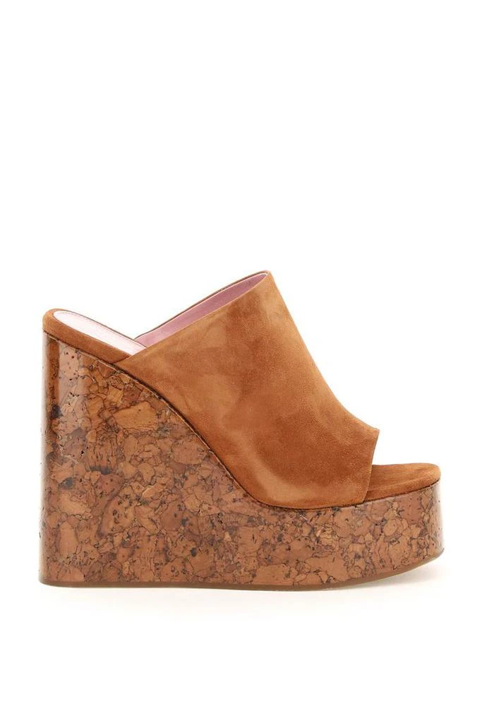 商品HAUS OF HONEY|Haus of honey cork wedge marble diana mules,价格¥3050,第1张图片