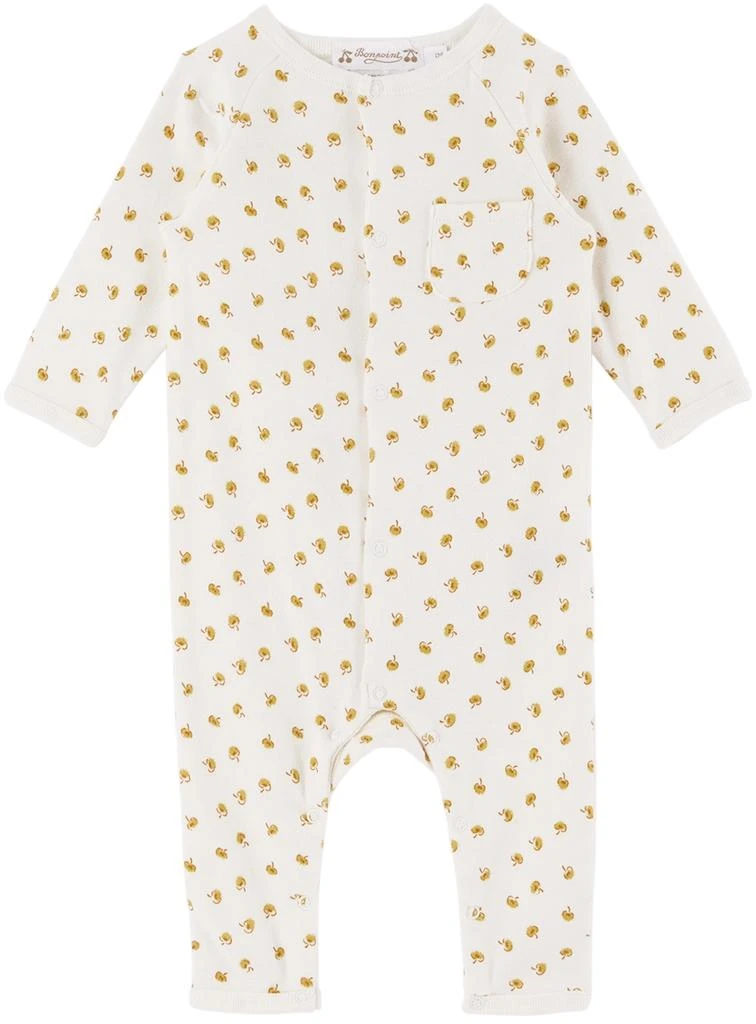 商品Bonpoint|Baby Off-White Boris Jumpsuit,价格¥336,第1张图片