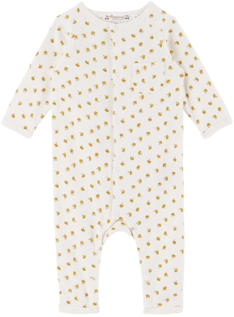 商品Bonpoint|Baby Off-White Boris Jumpsuit,价格¥355,第1张图片