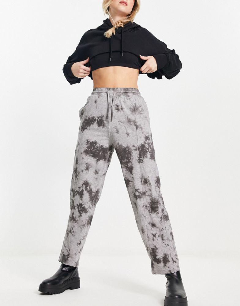 商品ASOS|ASOS DESIGN straight leg jogger in mono tie dye,价格¥200,第6张图片详细描述