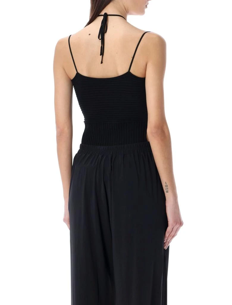 商品ANDREĀDAMO|ANDREĀDAMO Ribbed Knit Sleeveless Bodysuit With Cut,价格¥3637,第3张图片详细描述