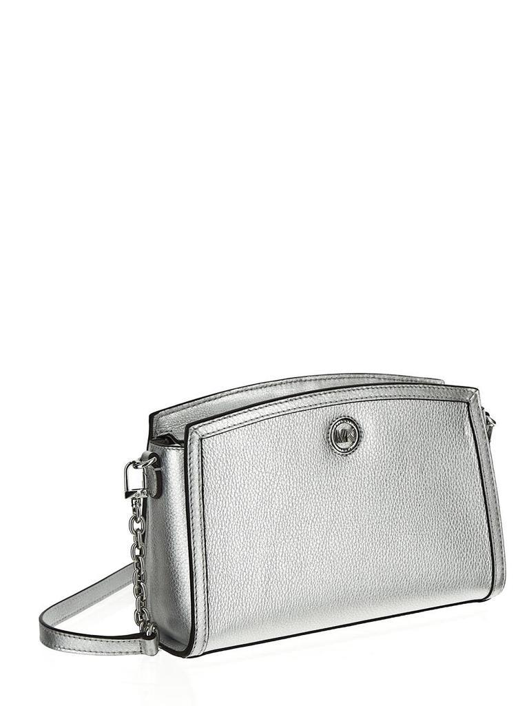 商品Michael Kors|Medium Silver-Tone Shoulder Bag,价格¥1726,第4张图片详细描述