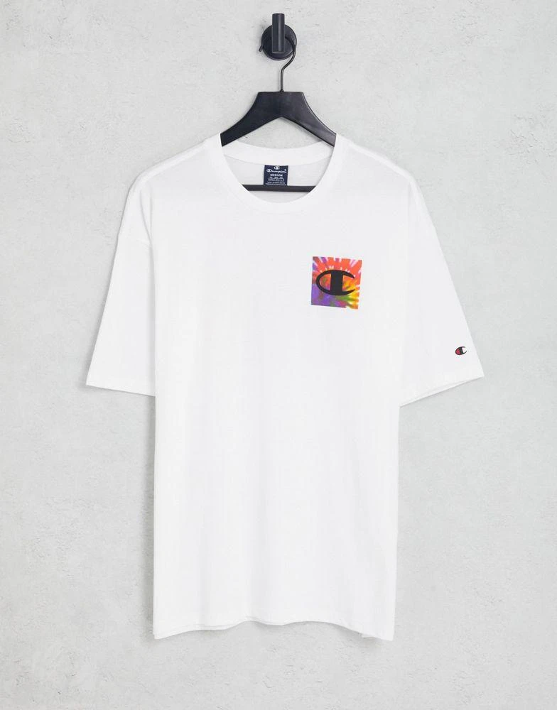 商品CHAMPION|Champion t-shirt with back print in white,价格¥164,第2张图片详细描述