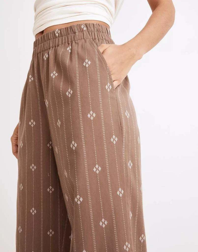 商品Madewell|Pull-On High-Rise Straight Pants in Jacquard Stripe-Play,价格¥558,第4张图片详细描述