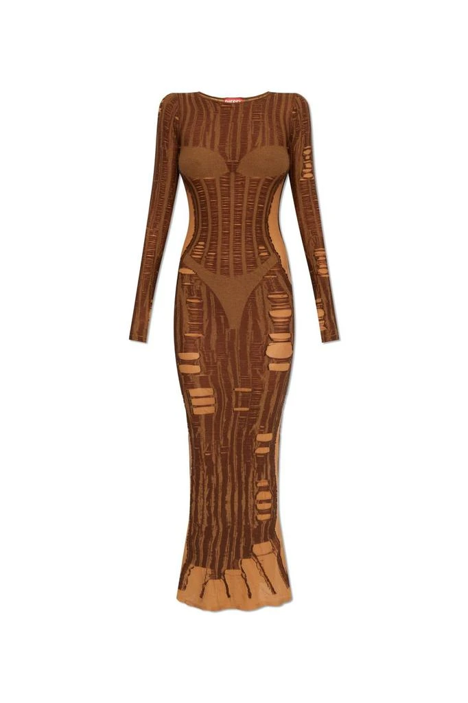 商品Diesel|Diesel M-Calimera Semi-Sheer Panelled Maxi Dress,价格¥3159,第1张图片