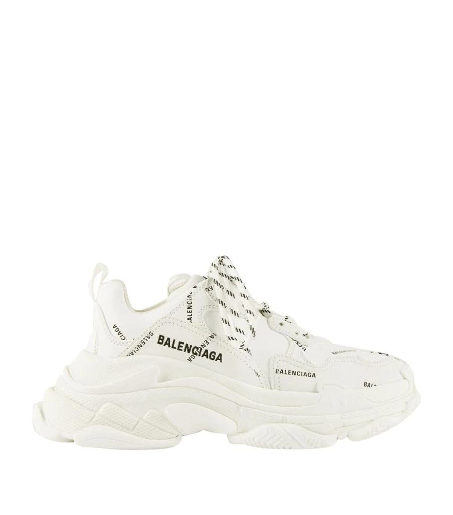 商品Balenciaga|All-Over Logo Triple S Sneakers,价格¥8627,第1张图片