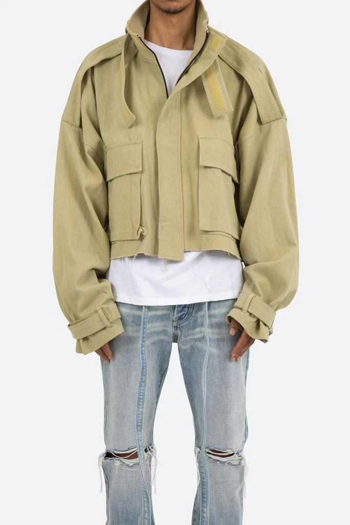 商品MNML|Cropped M65 Jacket - Khaki,价格¥457,第1张图片
