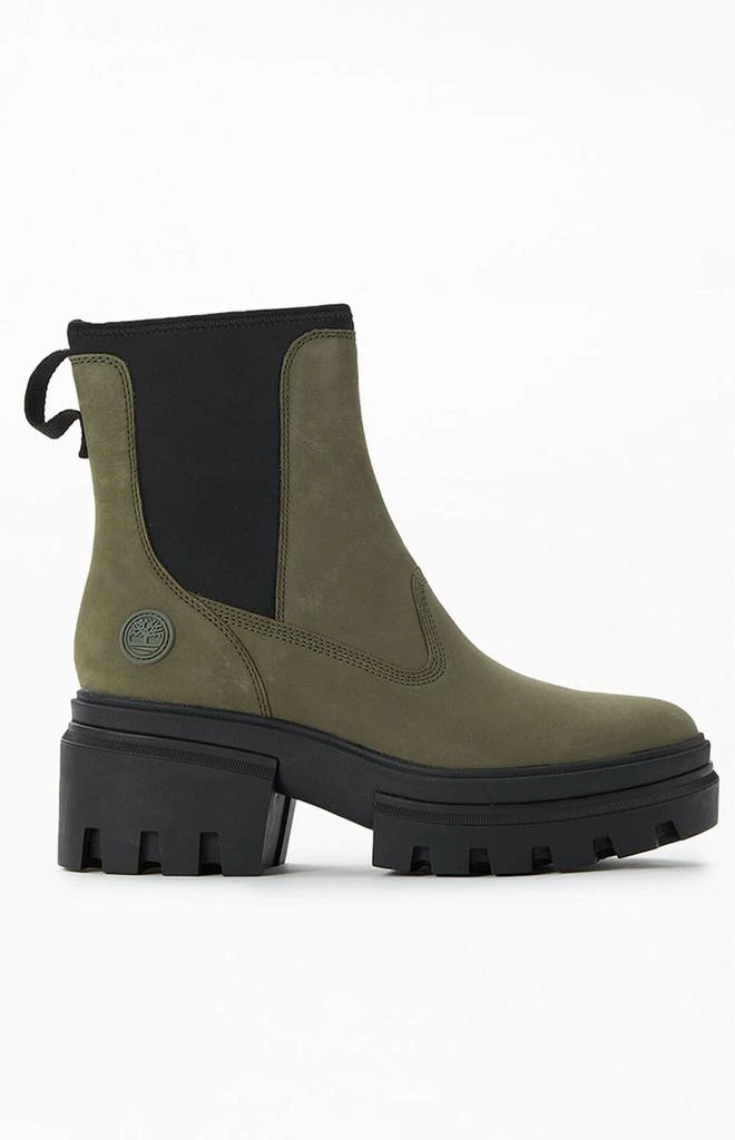 商品Timberland|Women's Green Everleigh Chelsea Boots,价格¥1040,第1张图片