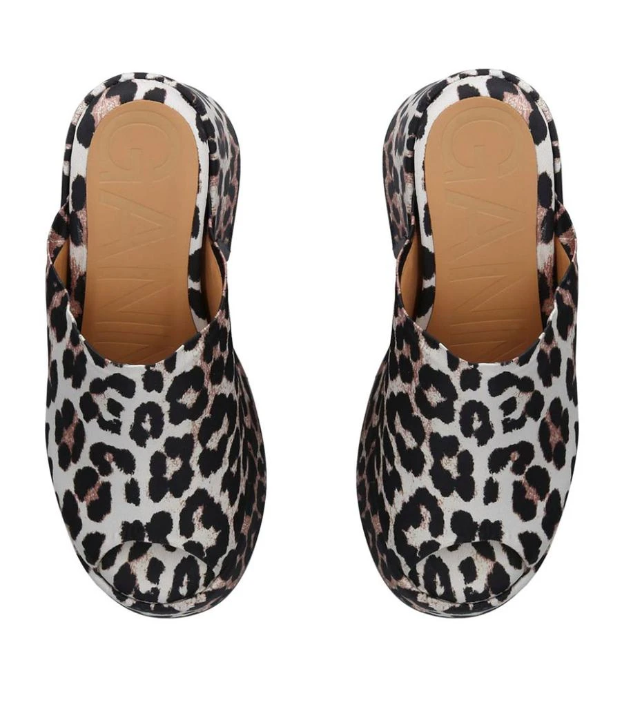 商品Ganni|Retro Wedge Mules 85,价格¥2747,第4张图片详细描述