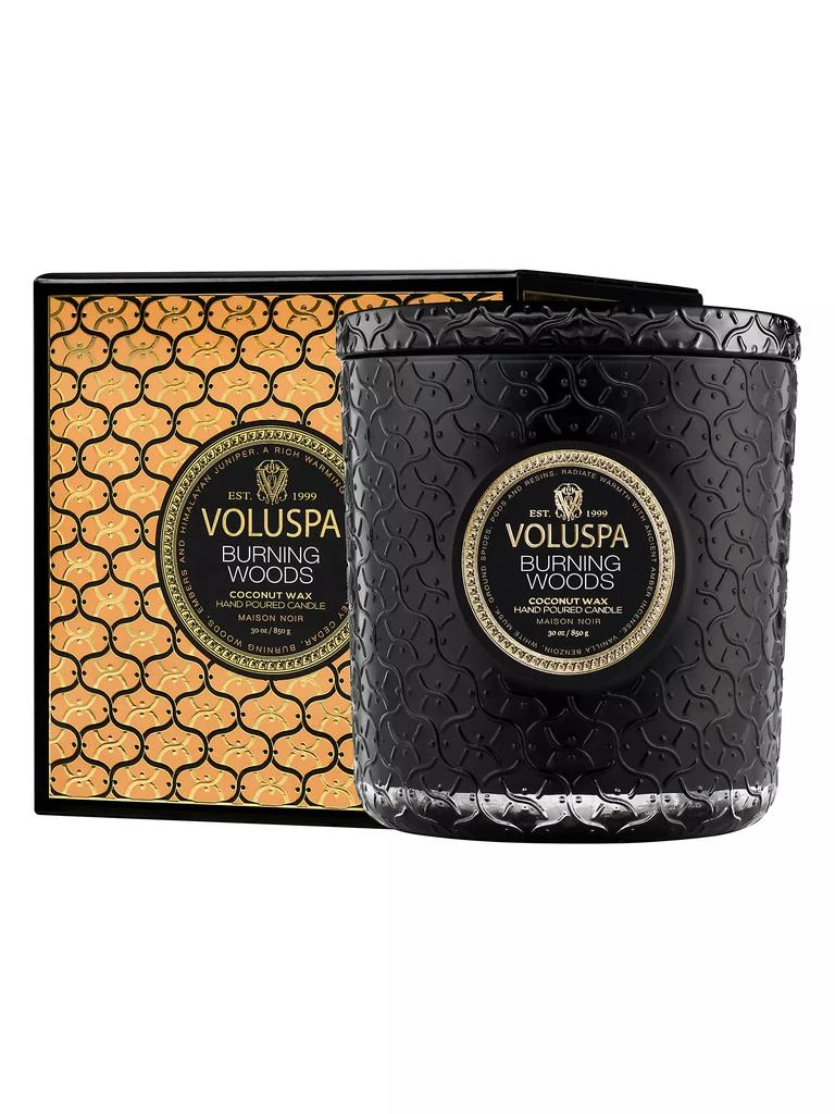 商品Voluspa|Burning Woods Luxe Candle,价格¥670,第1张图片