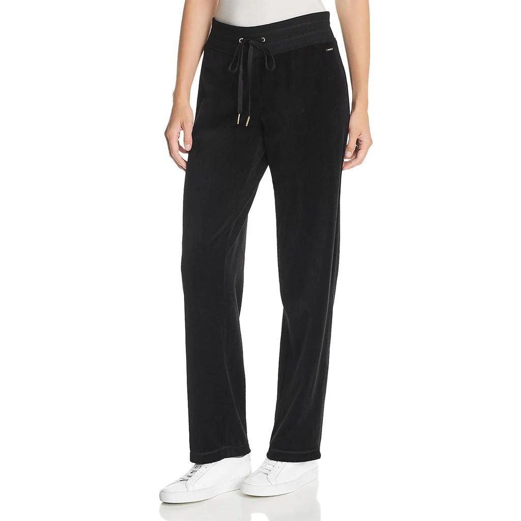 商品Calvin Klein|Calvin Klein Womens Velour Mid Rise Pants,价格¥131,第1张图片
