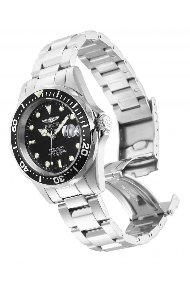 商品Invicta|Invicta Men's 3044 Stainless Steel Pro Diver Automatic Watch,价格¥469,第2张图片详细描述