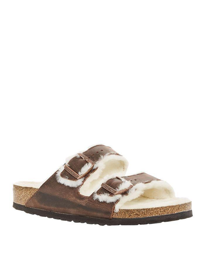 商品Birkenstock|Men's Arizona Shearling Slide Sandals,价格¥1206,第7张图片详细描述