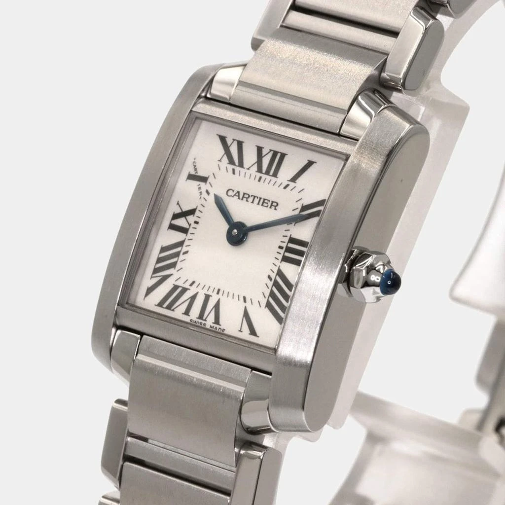 商品[二手商品] Cartier|Cartier Ivory Stainless Steel Tank Francaise W51008Q3 Quartz Women's Wristwatch 20mm,价格¥21386,第3张图片详细描述