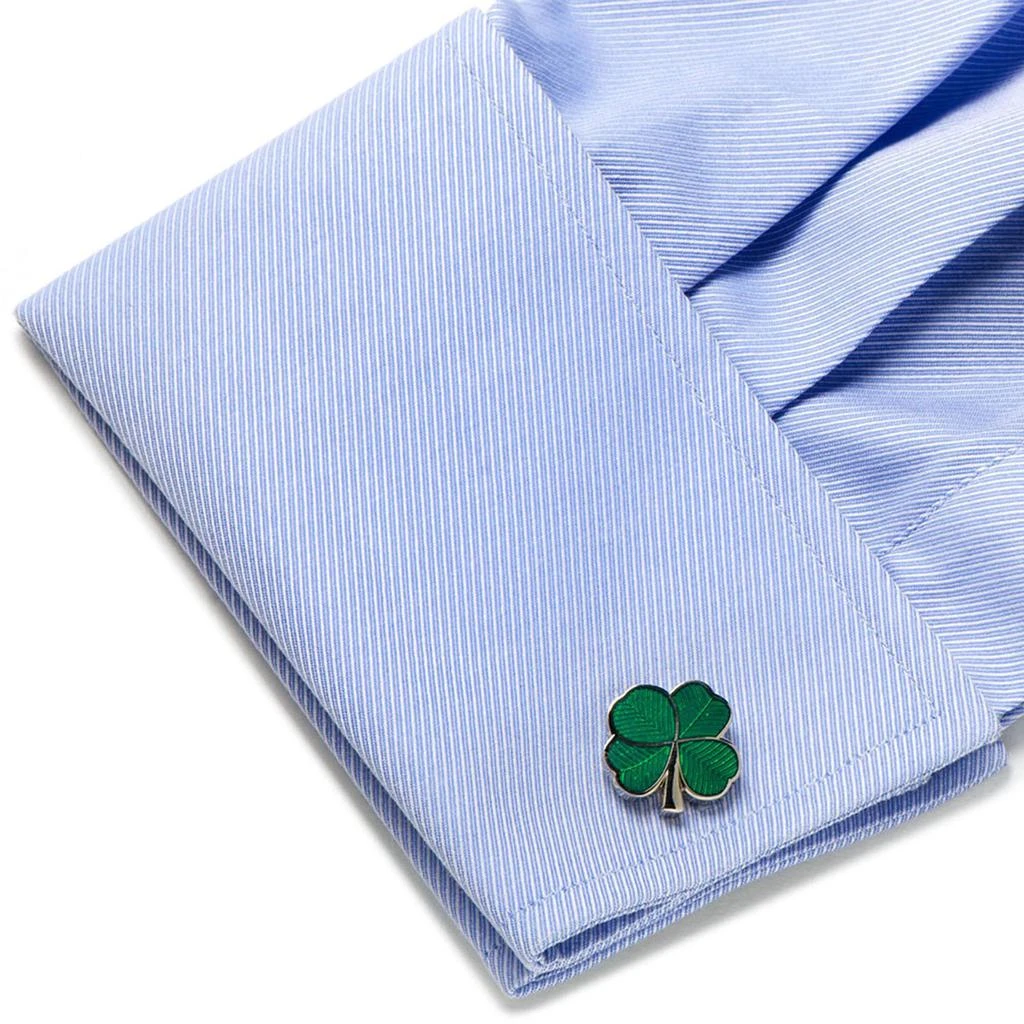 商品Cufflinks Inc.|Green Clover Cufflinks,价格¥454,第2张图片详细描述