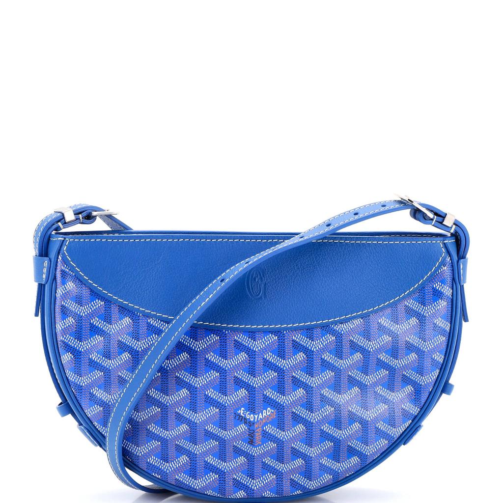 Hirondelle Shoulder Bag Coated Canvas and Leather image 2