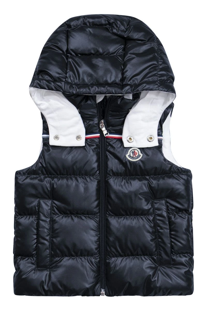 商品Moncler|Moncler 男童马甲 I29511A00007595ZJ778 黑色,价格¥1867,第1张图片