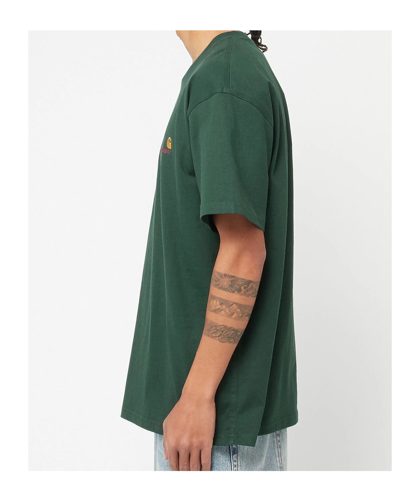商品【商品预售7天】 Carhartt WIP|Carhartt WIP 男士T恤 I029956CIXX 绿色,价格¥421,第4张图片详细描述