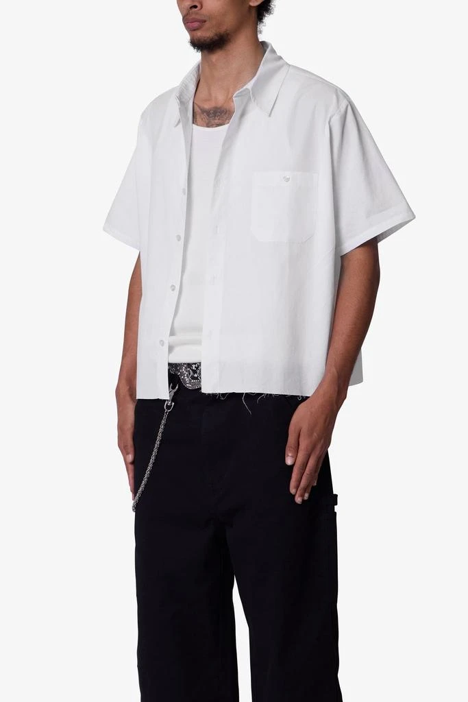 商品MNML|Poplin Cropped S/S Shirt - White,价格¥437,第2张图片详细描述