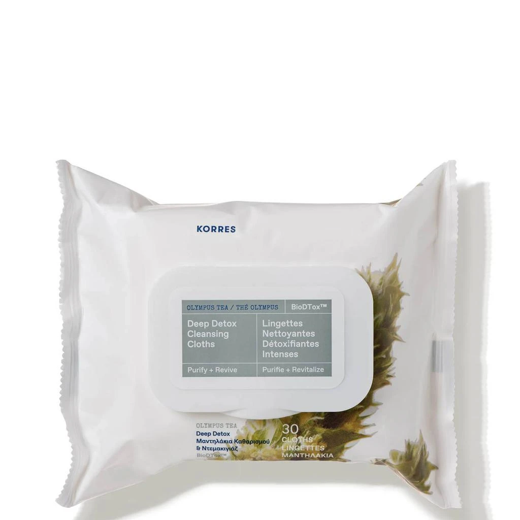 商品KORRES|Korres Olympus Tea Detox Cleansing Wipes,价格¥130,第1张图片
