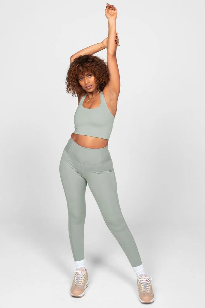 Compressive High Waisted Legging - Agave 商品