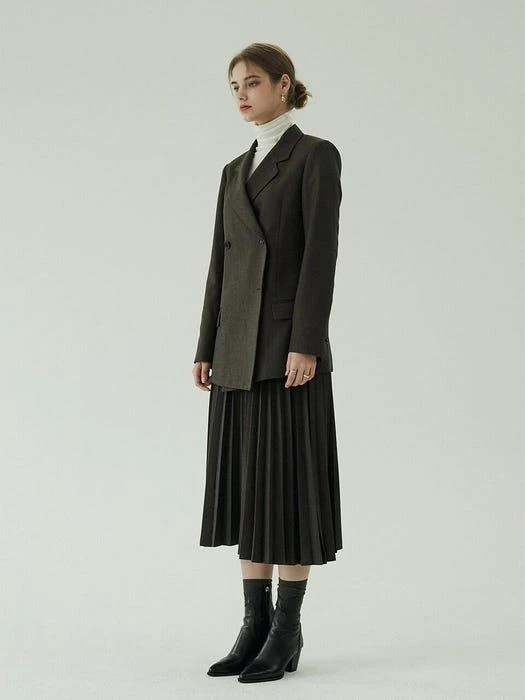 商品BLUV|Marianne Double Jacket Cigar Brown,价格¥1322,第1张图片