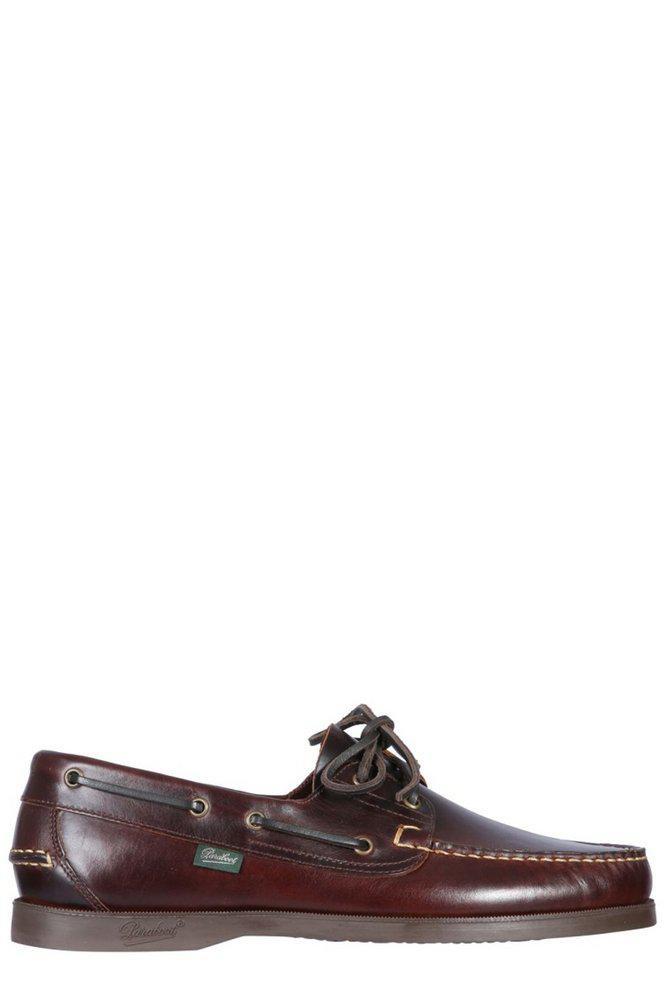 商品Paraboot|Paraboot Barth Round Toe Lace-Up Shoes,价格¥1246,第1张图片