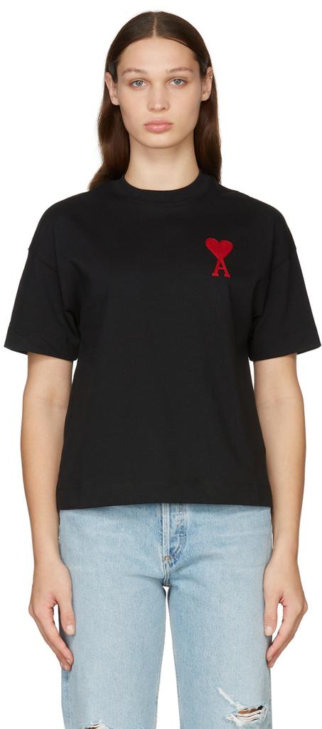 SSENSE Exclusive Black ADC Oversized Patch T-Shirt商品第1张图片规格展示
