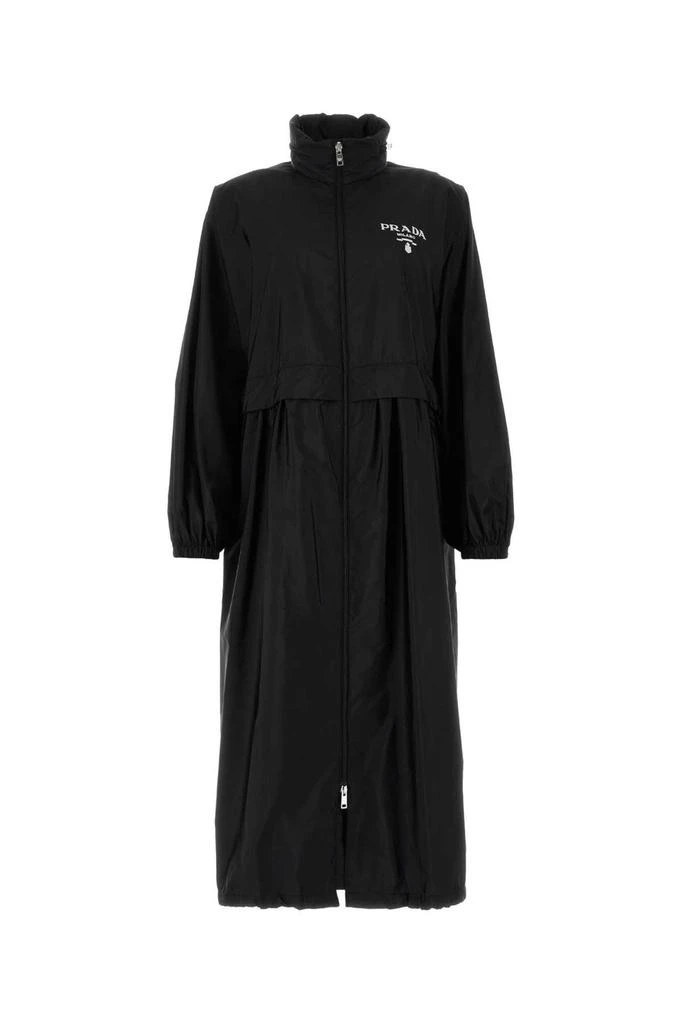 商品Prada|Prada Logo-Printed Zip-Up Raincoat,价格¥13849,第1张图片