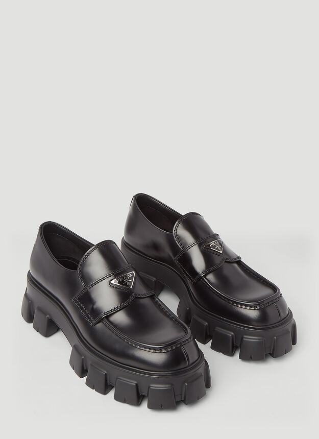 Monolith Leather Loafers in Black商品第2张图片规格展示