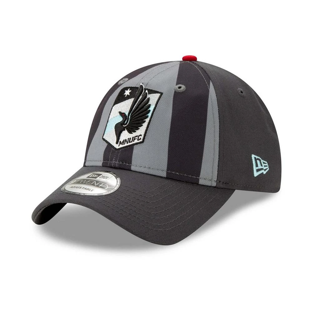 商品New Era|Men's  Gray Minnesota United FC Home Jersey Hook 9TWENTY Adjustable Hat,价格¥240,第1张图片
