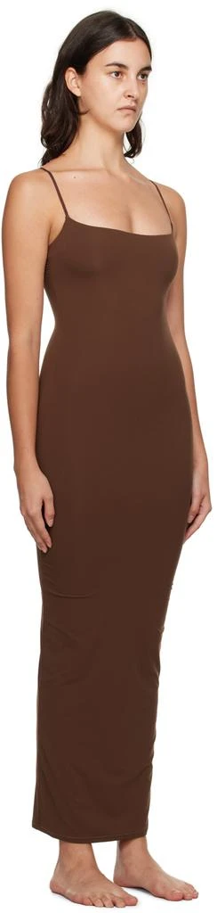 商品SKIMS|Brown Fits Everybody Long Slip Maxi Dress,价格¥619,第2张图片详细描述