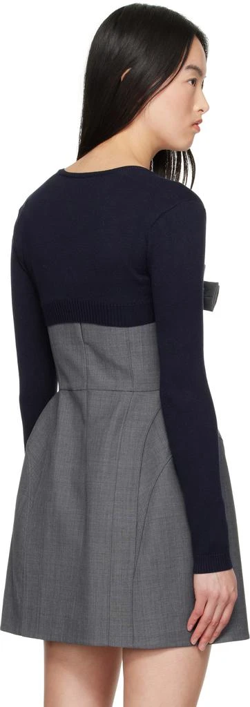 商品Shushu/Tong|Navy Knitted Shrug Cardigan,价格¥732,第3张图片详细描述