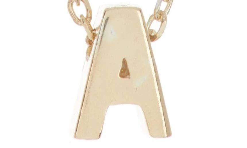 商品ADORNIA|14K Gold Plate Initial Necklace,价格¥147,第2张图片详细描述