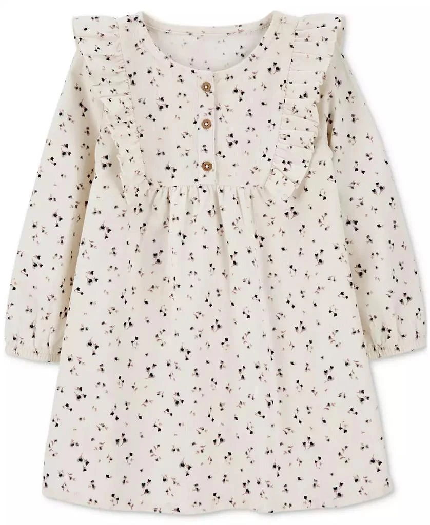 商品Carter's|Toddler Girl Floral Corduroy Dress,价格¥143,第1张图片