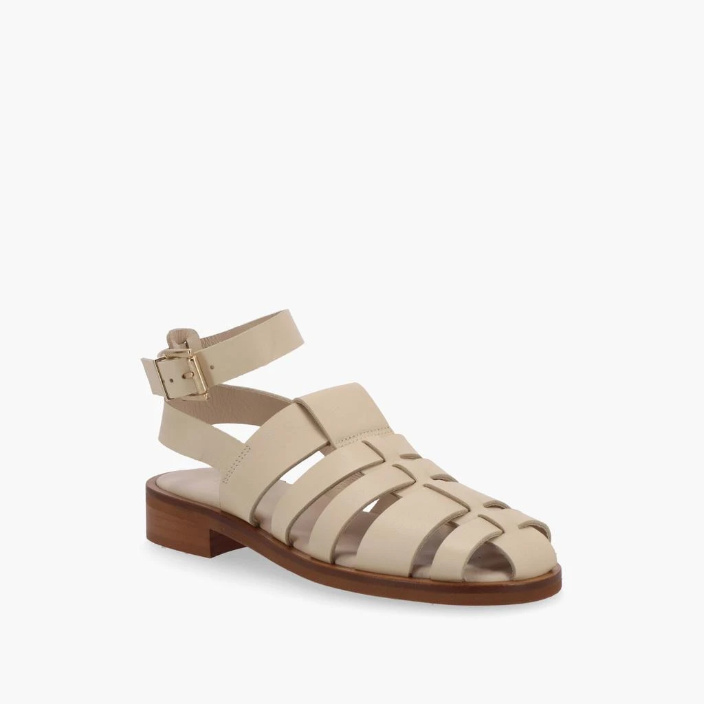 商品ALOHAS|Perry Cream Leather Sandals,价格¥953,第2张图片详细描述