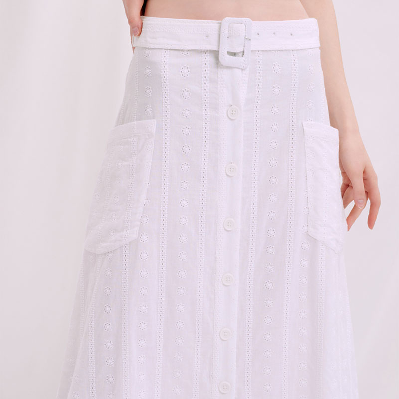 Rosalie半裙-象牙白 | Rosalie Skirt - Ivory商品第5张图片规格展示