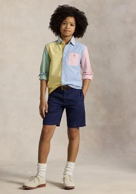 商品Ralph Lauren|大童款 棉质牛津衬衫,价格¥248,第1张图片