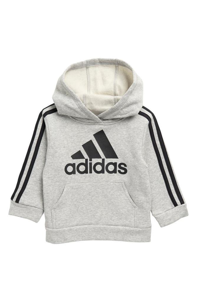 商品Adidas|Kids' Fleece 3-Stripes Hoodie Pullover,价格¥163,第3张图片详细描述