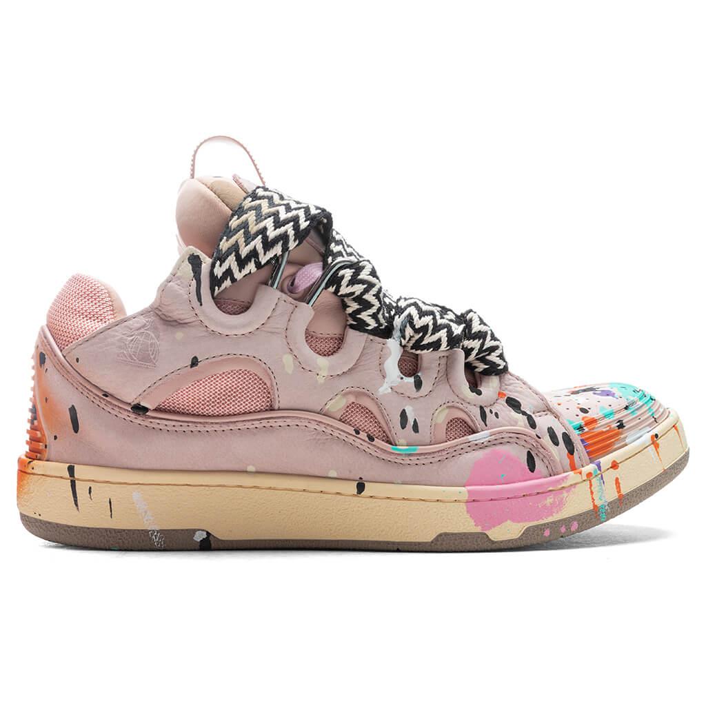 Lanvin x Gallery Dept. II Curb Sneakers - Pale Pink/Multicolor商品第1张图片规格展示