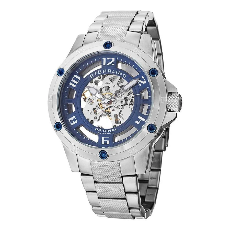 商品Stuhrling Original|Legacy Blue Dial Men's Watch M15463,价格¥1495,第1张图片
