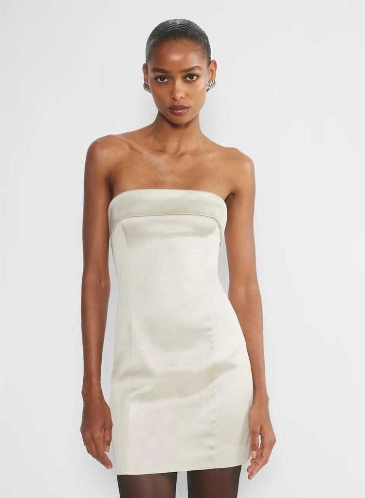 商品Aritzia|Ten - Shimmer Satin Tube Dress,价格¥813,第2张图片详细描述