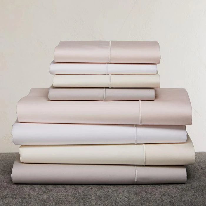 商品Hudson|Supima Cotton & Silk Fitted Sheet, King - Exclusive,价格¥419,第3张图片详细描述