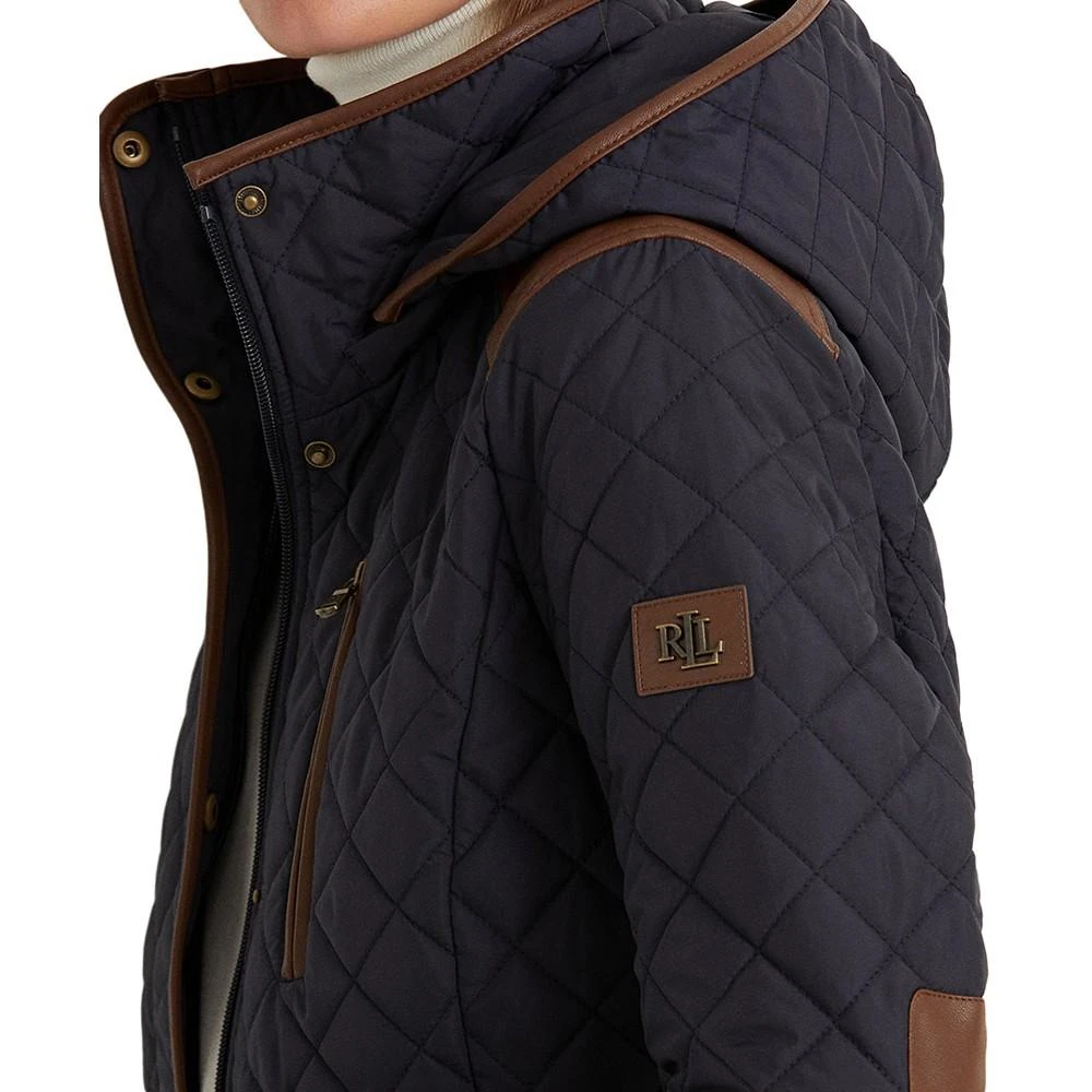 商品Ralph Lauren|女式 绗缝带帽风衣夹克,价格¥1322,第4张图片详细描述