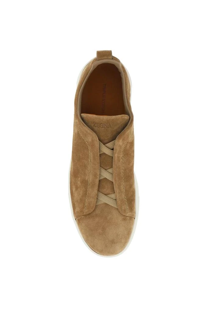 商品Zegna|Zegna Triple Stitch Slip On Sneakers,价格¥3233,第2张图片详细描述