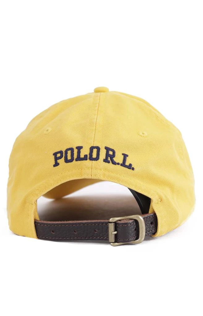 商品Ralph Lauren|Iconic Wing Logo Chino Ball Cap - Gold,价格¥252,第2张图片详细描述